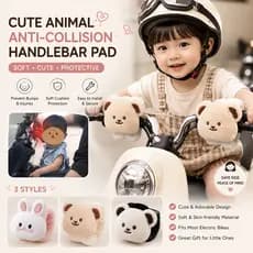 3 Estilos Bonito Urso Coelho Pelúcia E-Bike Almofada Anti-Colisão Crianças Segurança Elétrica Motocicleta Veículo Decora