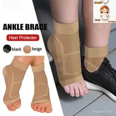 1 Par De Manga De Compressão De Tornozelo – Alivia Tendinite De Aquiles Articulares Meia De Fascite Plantar Com Suporte