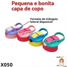 Campo de trigo Life Store Xiaoliangzai Tampa de copo infantil Palha Acessórios para copo de água Mesmo estilo Copo térmi