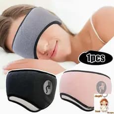 Tampões Para Os Ouvidos 2 Em 1 Dormir Com Redução De Ruído-Máscara Olhos Ajustável-Isolados-Viagens , Cochilo , Almoço ,