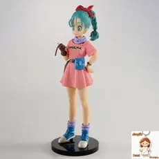 16cm Anime Dragon Ball Z Figura Buruma Saia Curta Beleza Bulma Radar PVC Figuras De Ação Modelo Decoração Desktop Boneca