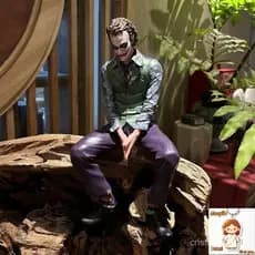 Figura de ação do Joker Heath Ledger de 16cm, decoração de carro, estátua, modelo de anime, boneca colecionável