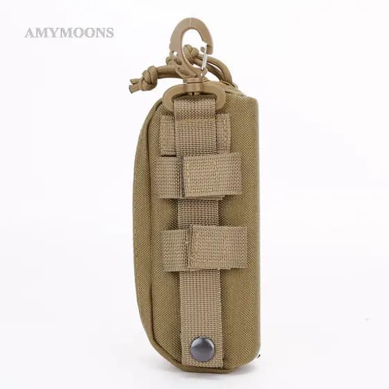 Amymoons Mala Tática de Nylon para Óculos de Concha Dura Molle System Mala Protetora Acessório
