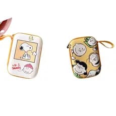 Saco De Armazenamento De Dados Do Carregador De snoopy Cabo Fone De Ouvido Organizador De Gadgets USB Digital Disco Rígi