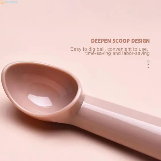 Colher Ergonômica Para Fazer Bolas De Sorvete , Anticongelante Com Alça Festa Em Casa , Cozinha E Restaurante
