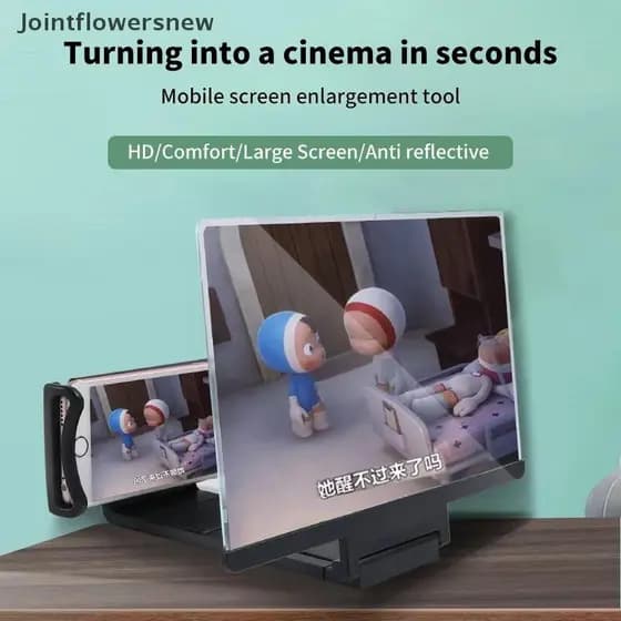 JTN 14 Polegada Amplificador De Tela Do Telefone Móvel 3D Lupa Suporte HD Vídeo Ampliada NW