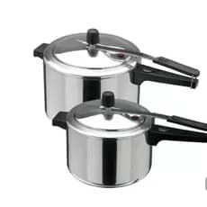 KIT COM 2 PANELAS DE PRESSÃO ALUMINIO POLIDA VÁRIOS KITS SELO DO INMETRO + ENVIO RÁPIDO E SEGURO