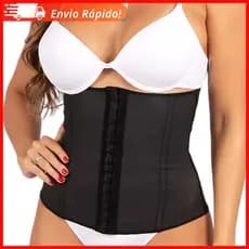 Cinta Modeladora Abdominal Feminina Emborrachada Esbelt 404