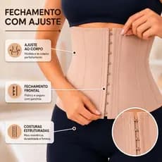 Cinta Modeladora Abdominal Emborrachada Modelform 415 Esbelt