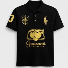 Polo Masculina Seleção Vintage Premium Estilo Brasil