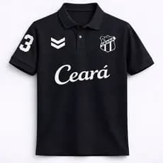 Camisa Polo Masculina Vintage Times Anos 90 Retro - Torcedor Ceará