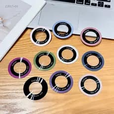 Anel Adesivo Magnetico Para iPhone Celular Sem Fio Placa De Metal Simples e Estiloso KZJ010