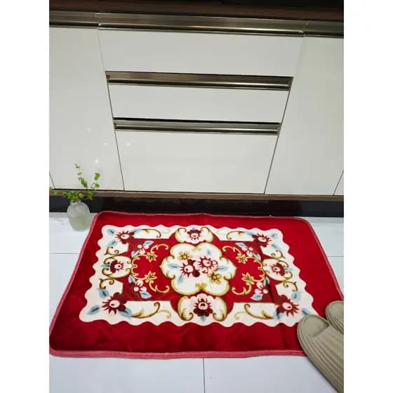 Tapete Floral E Geométrico Antiderrapante 60cm x 90cm Para Quartos, Sala. Boa Qualidade Zon
