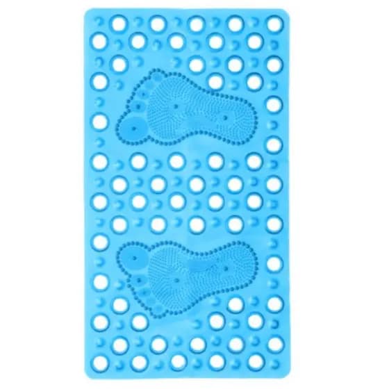 Tapete De Box Banheiro Ventosa Massageador Limpeza De Pés ANTIDERRAPANTE Top Ola