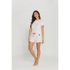 PIJAMA FEMININO VERÃO POÁ MANGUINHA REGATA ALCINHA SHORT MALHA