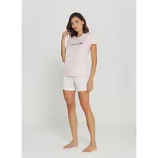 Pijama Verão Feminino Suede Premium Delicado Xadrez