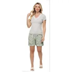 PIJAMA FEMININO AMERICANO MANGA CURTA ALCINHA