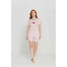 PIJAMA FEMININO VERÃO RIBANA CORAÇÕES DISCRETOS