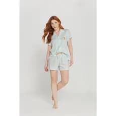 PIJAMA FEMININO VERÃO FECHADO ABERTO AMERICANO ALGODÃO