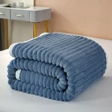 Manta Com Sherpa Glamour Casal Padrão Super Luxo Promoção Lançamento Macia Plush Cama Posta