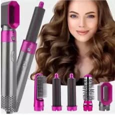 Airwrap Styler 5 em 1 secador de cabelo escova de ar quente modelador alisador de cabelo escova 110v e 220v-ang