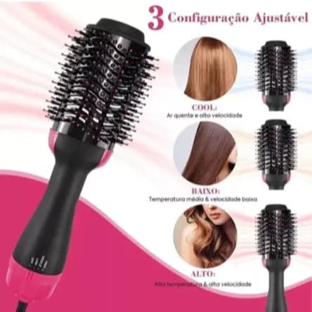 Escova de cabelo Secadora de Cabelo 110V/220V Alisador Elétrica Quente Prancha alisadora de cabelo-ANG
