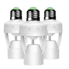 Sensor De Presença Com Fotocélula Para Lâmpada Soquete E27 Bivolt angela