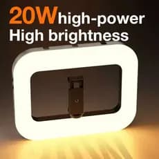 Ring Light Profissional 3000mAh – Ring Light Celular com Tripé Ring Light  20W E-30