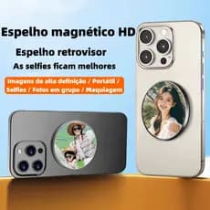 Espelho Magnético Hd para selfies e blog modelo universal para smartphone foto e video HREBOS IF-291