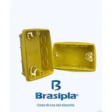 Caixinhas Reforçada Luz 4x2 P/Tomada e Interruptor de Embutir