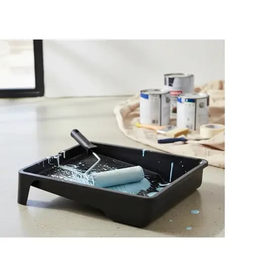 Bandeja para pintura grande preta para tinta - Terraplast