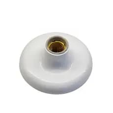 Plafon Branco Com Bocal de Porcelana E27 lâmpada sobrepor