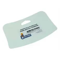 Espátula Plástica Branca Flexível 7,5 x 13 cm Para Massa Corrida Gerplast
