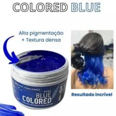 Máscara Tonalizante Azul- Blue Máscara Matizadora - Sem Amônia - Produto 100% Original 300g Colored