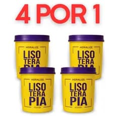 Máscara Capilar Lisoterapia 400g Hidratação Profunda Reconstrução Nutrição 4x1 CONTEM VARIAÇÃO