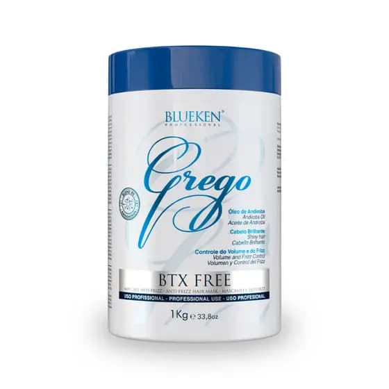 Redutor Botox Grego Blueken 1Kg Sem Formol Alinhamento Capilar Brilho Intenso Profissional