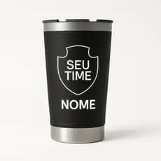 Kit de 20/30/40/50 Copos Térmicos Personalizados 473ml em Aço Inox – Nome, Logo, Time Eventos