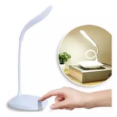 Luminária Abajur de Mesa Recarregável LED Sem Fio Flexível Dobrável Portátil para Leitura