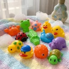 Bichinhos Para Banheira Banho Piscina Brincar Na Água Brinquedo Interativo Que Flutua 6/12.