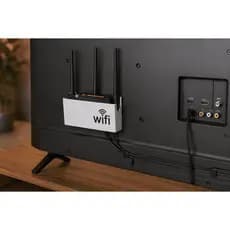Suporte para Roteador Wireless Organizador WiFi de Parede, Prateleira Compacta para Modem e Repetidor, Organiza Cabos