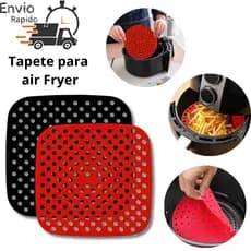 Forro Tapete em Silicone Para Air Fryer Grande fritadeira Elétrica Universal cozinha culinaria
