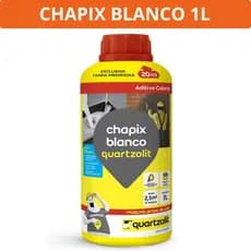 Aditivo Colante Chapix Blanco Para Chapisco E Reboco 1L Quartzolit