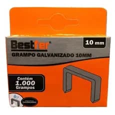 GRAMPO PARA GRAMPEADOR TAPECEIRO - 10 MM C/ 1000 PCS BESTFER