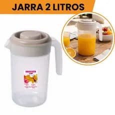 Jarra 2 litros para suco/agua de Plástico Sanremo