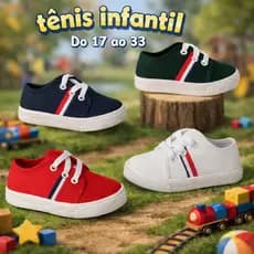 Tênis Infantil Star Menino Menina Casual Escolar Confortável Promoção