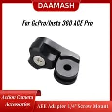 [Envio 24H] Adaptador de Rosca 1/4 AEE para Tripé, Suporte de Conexão para GoPro/Insta 360 ACE Pro, Acessórios