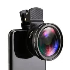 [Envio 24H] Lente De Câmera De Telefone , Macro 15x E Grande Angular 0.45x 2 Em 1