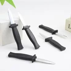 12cm Adereços Brinquedo Truque de Mágica Pegadinha Espada de Plástico Retrátil Pegadinha de Terror Pegadinha Falsa Faca