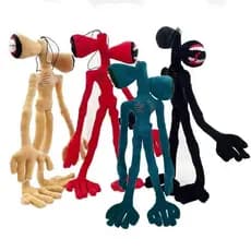 Brinquedo de Pelúcia Cabeça de Sirene Dobrável de 55cm Decoração de Escritório Brinquedo de Pé Ornamento de Mesa Boneca
