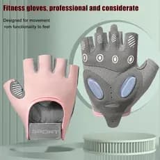 HIG Luvas De Halteres De Meio Dedo Para Homens E Mulheres Levantamento De Peso Treino Fitness Resistentes Ao Desgaste Ex
